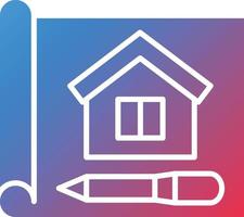 Vector Design Blueprint Icon Style