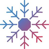 vector diseño copo de nieve icono estilo