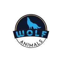 wolf logo free vector