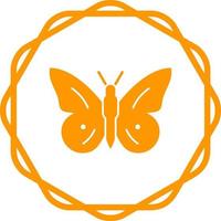 icono de vector de vuelo de mariposa