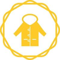 icono de vector de chaqueta caliente