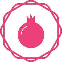 Pomegranate Vector Icon