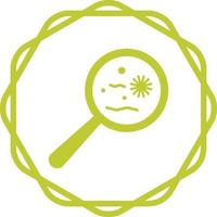 Magnified Bacteria Vector Icon