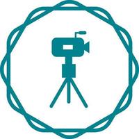 Camera on Stand Vector Icon