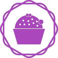 Cup Cake Vector Icon