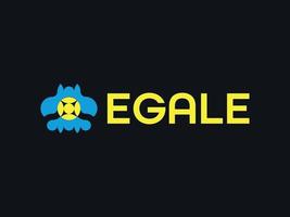 egale logo design vector