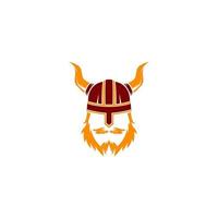 Character with horns and helmet vector