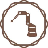 Industrial Robot Vector Icon