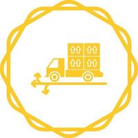 Multiple Delivery Points Vector Icon