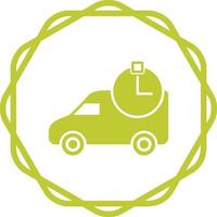 Time Based Delivery Vector Icon