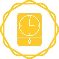 Large Clock Vector Icon