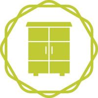 Shelves Cabinet Vector Icon