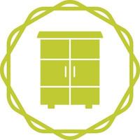 Shelves Cabinet Vector Icon