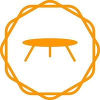Small Table Vector Icon