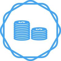 Stack of Coins Vector Icon