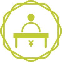 Cashier Vector Icon