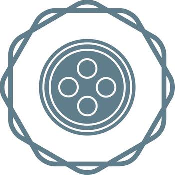 icono de vector de botón