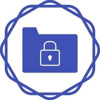 Secure Folder Vector Icon