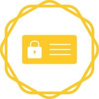 Protected Card Vector Icon