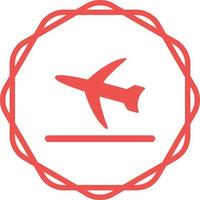 Flight Takeoff Vector Icon