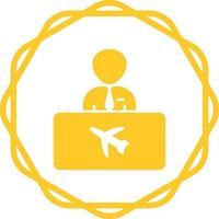 Flight Information Vector Icon