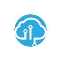 Cloud template vector