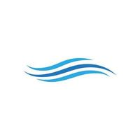 Water wave icon vector