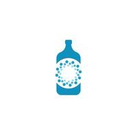 bottle icon in trendy flat design vector