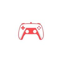 vistoso juego controlador logo en blanco antecedentes vector