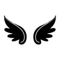 Angel wings icon vector. fly illustration sign collection. pilot symbol. wings logo. vector