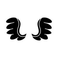 Angel wings icon vector. fly illustration sign collection. pilot symbol. wings logo. vector