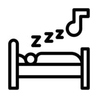 Sleeping Icon Design vector