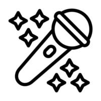 Karaoke Icon Design vector