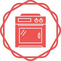 icono de vector de horno