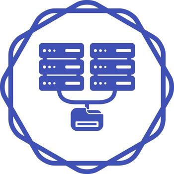 icono de vector de base de datos