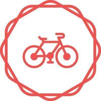 icono de vector de bicicleta