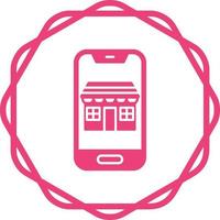 Mobile Store Vector Icon