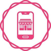 Mobile Store Vector Icon