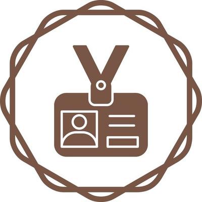 Id Card Vector Icon
