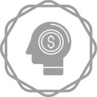 Money Thinking Vector Icon