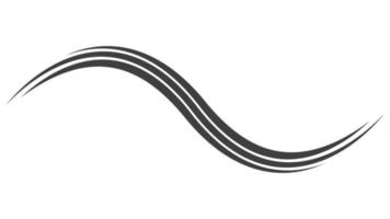 Line wind effect, motion curve glow beam, swirl stripe wave vector