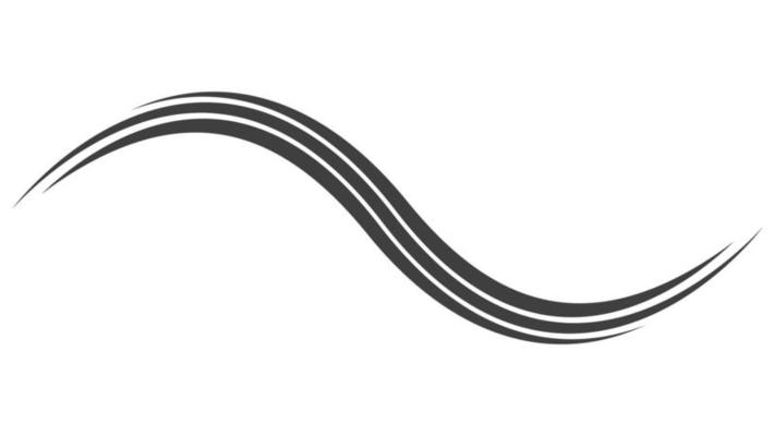 Line wind effect, motion curve glow beam, swirl stripe wave