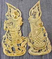 Talung leather carving in southern Thailand photo