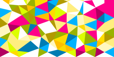 abstracte kleurrijke laag poly geometrische vormen achtergrond png