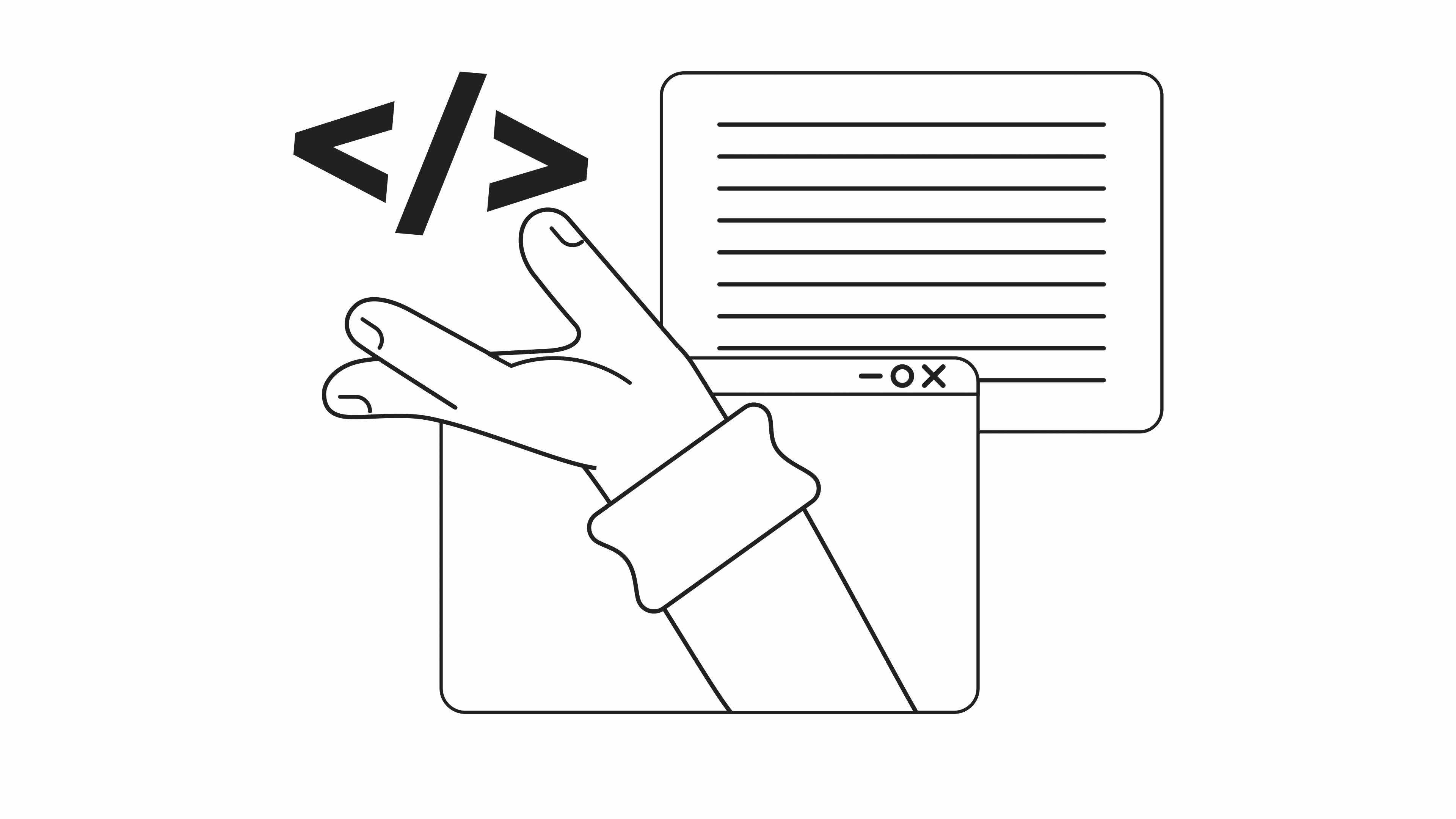 animated-mono-create-website-script-webpages-source-code-2d-black-and