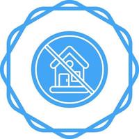 No House Vector Icon