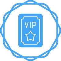Vip Pass Vector Icon