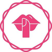 Silence Vector Icon