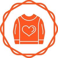 icono de vector de sudadera