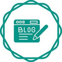 Blog Vector Icon